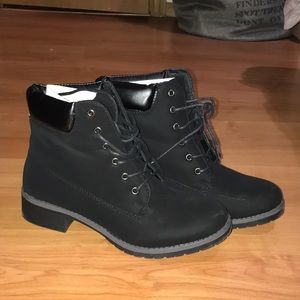 Black boots